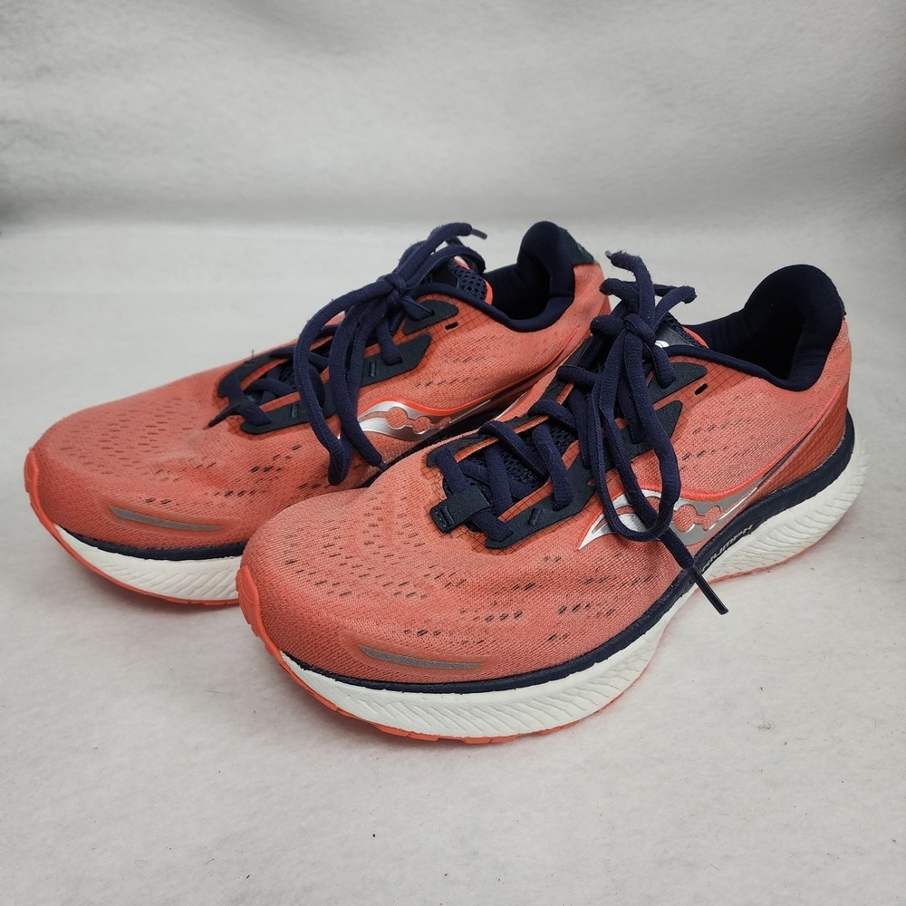 Saucony Triumph 19 S10678-16 Womens US 9 Running Shoes Sunstone Night Sneakers